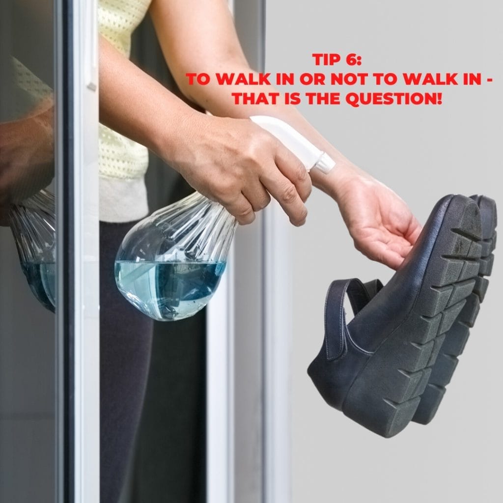 Series 1: Cleaning Tips. Tip 6: SHOES & VIRUSES