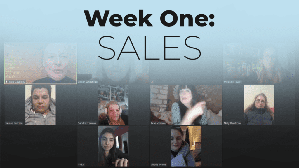 Manager’s Meeting Week One: SALES